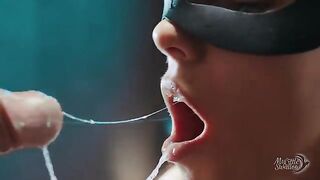 That's what a real cumslut does with used condoms. Drain the big fat load in 4K close-up