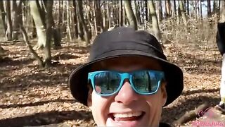 A day with Kleomodel ended with sex in the woods, a wild vlog