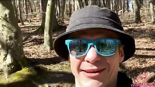 A day with Kleomodel ended with sex in the woods, a wild vlog
