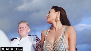 Skinny Asian teen Rae Lil Black cheats on her BF with a stranger in intense HD action