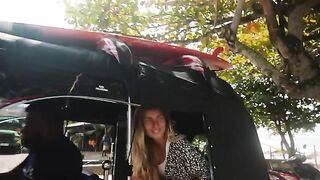 Sex and surf in the sea for a couple
