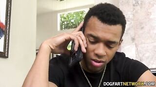 Bella Rolland gets dumped, dad hires her for son's big black cock