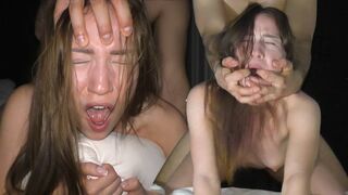Submissive teen gets fucked hard by a dick