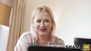 The silence is gold and the mature woman's sex is her price for it