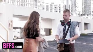 The best foursome video with sexy babes Eden West and Bella Forbes