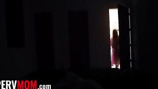 The lucky dude stuffed his dick in stepmom Jessica Starling's natural tits