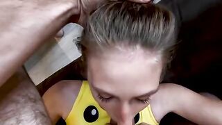 A cute girl has a hard sex with her boyfriend and she screamed with pleasure