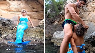 A mermaid seduced me to fuck her on the ship while sailing
