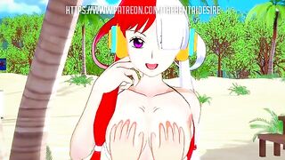 A dreamlike time with Uta from One Piece, an anime hentai adventure
