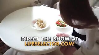 A cute chick Mirari Hub in glasses gets fucked hard