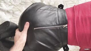 A cute girl teased her classmate, getting intimate and receiving cum on her clothes