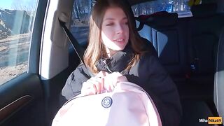 A cute girl agreed to have sex for money with a stranger - Public Agent