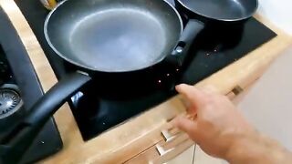 Bad Volodya and his way of making Asian rice. Cooking and sex adventure