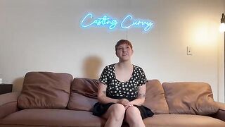 Curvy Model’s First Porn: Big Titty Art Hoe Audition with Chris Cast