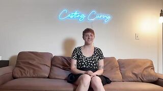 Curvy Model’s First Porn: Big Titty Art Hoe Audition with Chris Cast