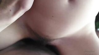 Skinny girl riding and sucking cock on Spring Fling