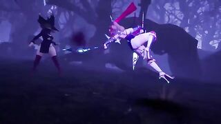 Under The Witch Alpha - Hero Alice Footjob Introduction