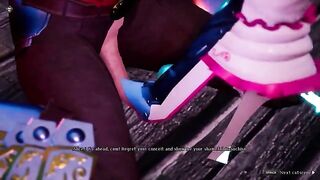 Under The Witch Alpha - Hero Alice Footjob Introduction