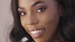 Petite ebony babe Sarah Banks gets her tight asshole gapped hard by ANALIZED