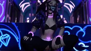 3D Hentai: League of Legends Ahri Akali Uncensored Compilation