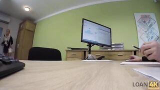 A business lady receives a lucrative offer from the bank for a loan
