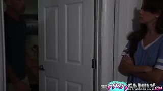 Pervert stepdad fucked his stepdaughter Selena Love hard