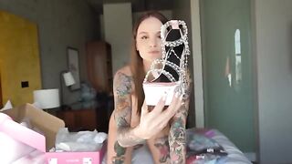 I got into trouble for posting this see-through lingerie try-on haul