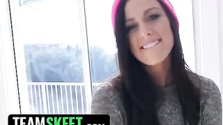 Whitney Westgate, the blue-eyed stunner from Middletown, New Jersey, gets her neighbor's cock sucked