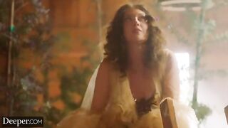 The goddess Elena Koshka gets her pussy railed in a threesome