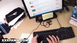 I fucked a desperate college girl in my pawn shop, she’s Nicki Ortega