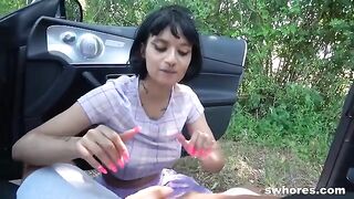 A babe agreed to have sex on the street for some cash, just like in those thrilling HUNT4K videos