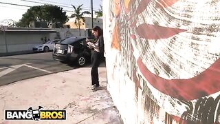 A busty chick got banged by a stranger in his car