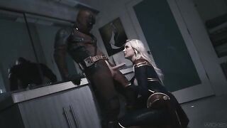 Deadpool fucks Captain Marvel in a steamy Wicked scene