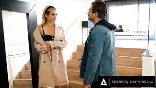 Aiden Ashley gets her pussy destroyed by a furious BF