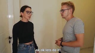 The husband watches his wife getting fucked by a realtor