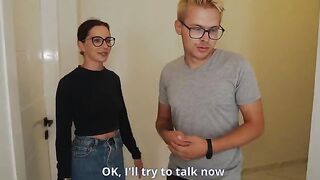 The husband watches his wife getting fucked by a realtor