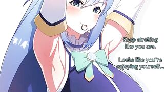 The ass of the goddess Aqua from Konosuba is worthy of worship!