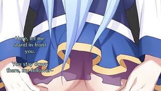 The ass of the goddess Aqua from Konosuba is worthy of worship!