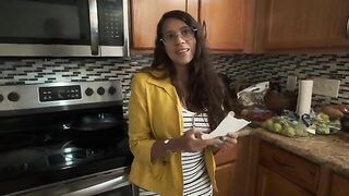 My stepmom is a real MILF, she likes to fuck and knows how to do it