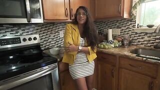 My stepmom is a real MILF, she likes to fuck and knows how to do it