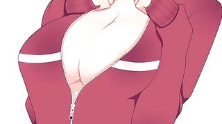 Sword Art Online: Suguha Kirigaya's Huge Tits JoI Scene