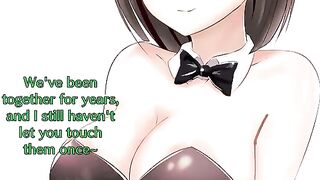 Sword Art Online: Suguha Kirigaya's Huge Tits JoI Scene