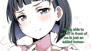 Sword Art Online: Suguha Kirigaya's Huge Tits JoI Scene