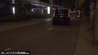 Two redheads shared a huge black cock in an intense threesome