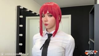 Makima is a dominant who loves hard sex and dirty talk