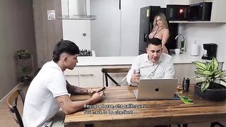 I fucked my stepson in front of my husband, no one noticed