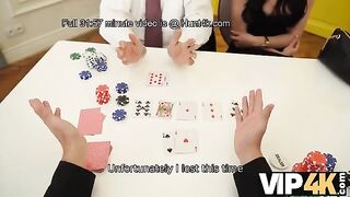 She lost a poker game and had to have sex with someone else in a steamy encounter
