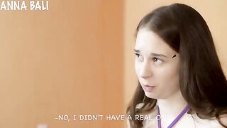 A cute girl got fucked by her stepdad in a roleplay scene