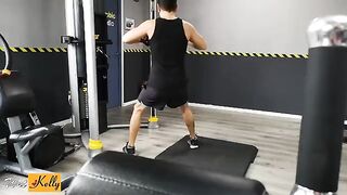I crushed on my fitness colleague, so we got intimate at the gym restroom