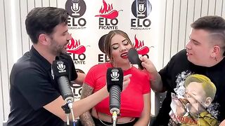 The interview with Elo Podcast ended in a mess and a cumshot